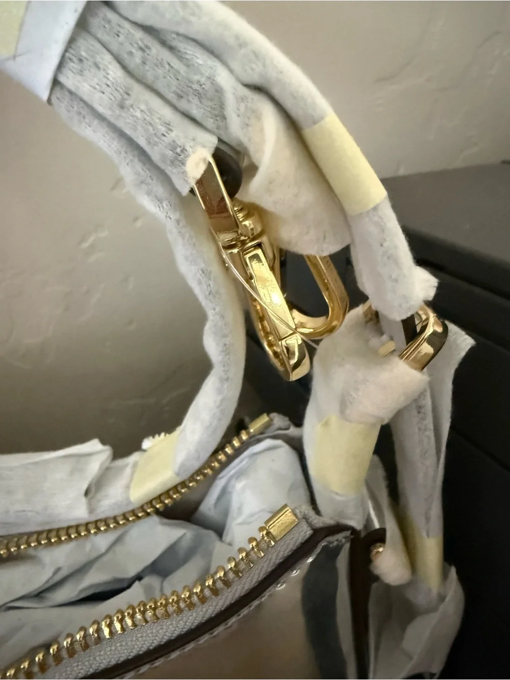 kate spade Iridescent Metallic Shoulder Bag in Silver